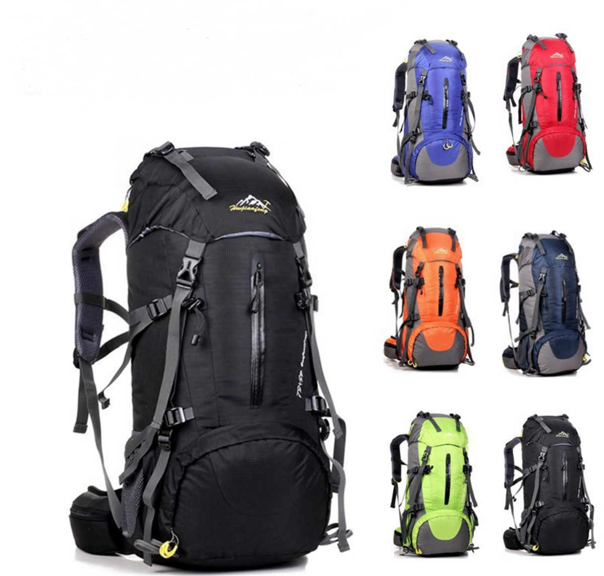 Large 40L Lightweight Water Resistant Travel Backpack/foldable & Packable Hiking Daypack